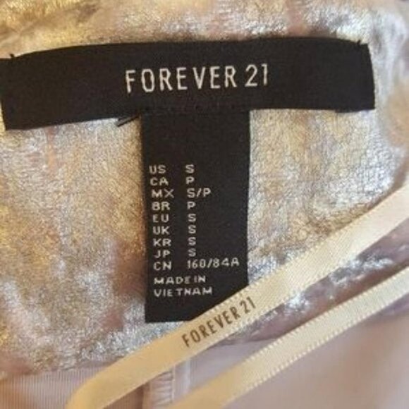 Forever 21 Metallic Dress - Picture 4 of 6